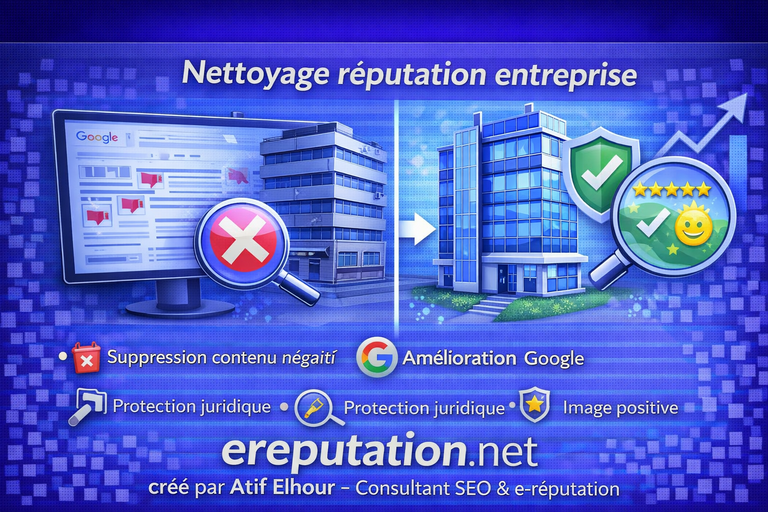 Nettoyage réputation entreprise