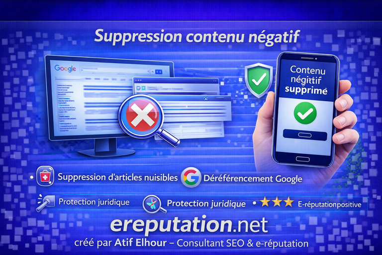 La suppression contenu internet